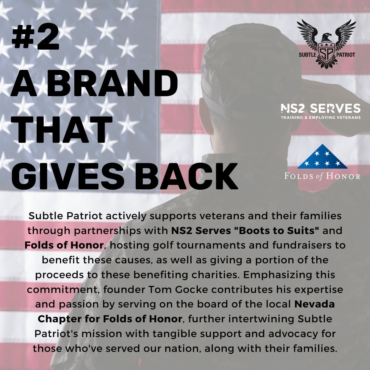 PatriotSubtle's tweet photo. From honoring our nation’s heroes with our partnerships to embedding the spirit of freedom in every product, Subtle Patriot is more than a brand—it’s a mission. Here’s 3 fun facts to show how we blend quality, durability, and love for our country in all we do. 
￼
#SubtlePatriot https://t.co/qzdVJNhQ46