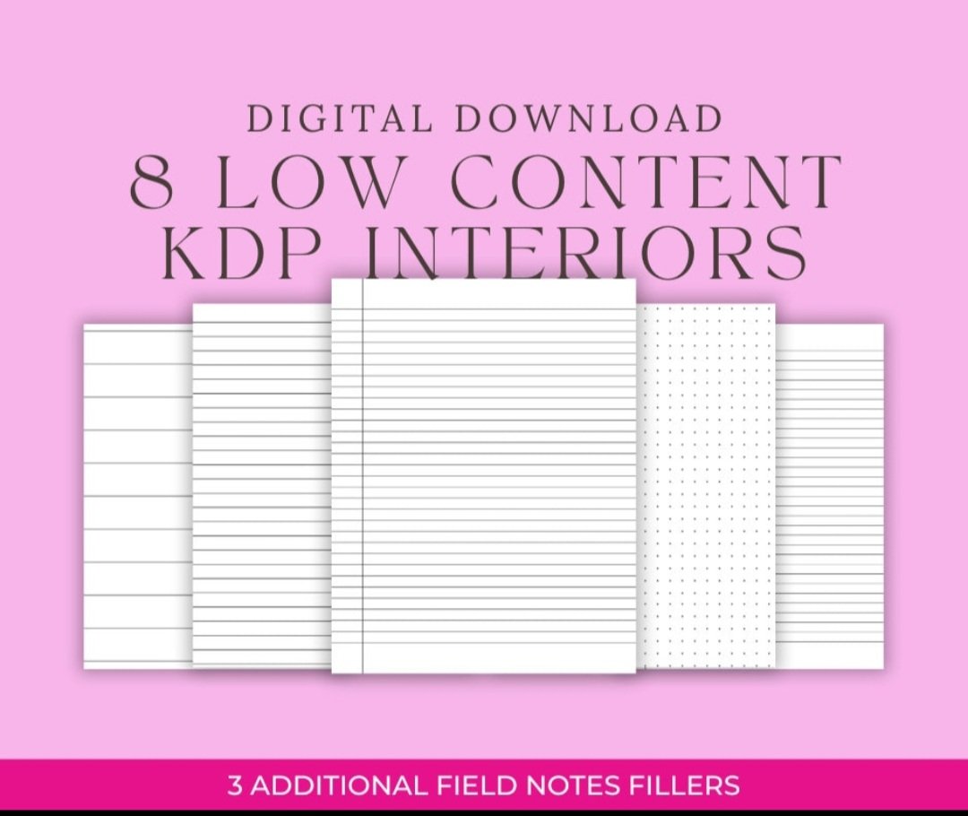 Planninglove85's tweet image. Save time and download these low content kdp interiors 
jodavicreations.etsy.com/listing/166745…
#amazonkdp #compositionnotebooks #journals #bulletjournals #DigitalMarketing #digitaldownload
