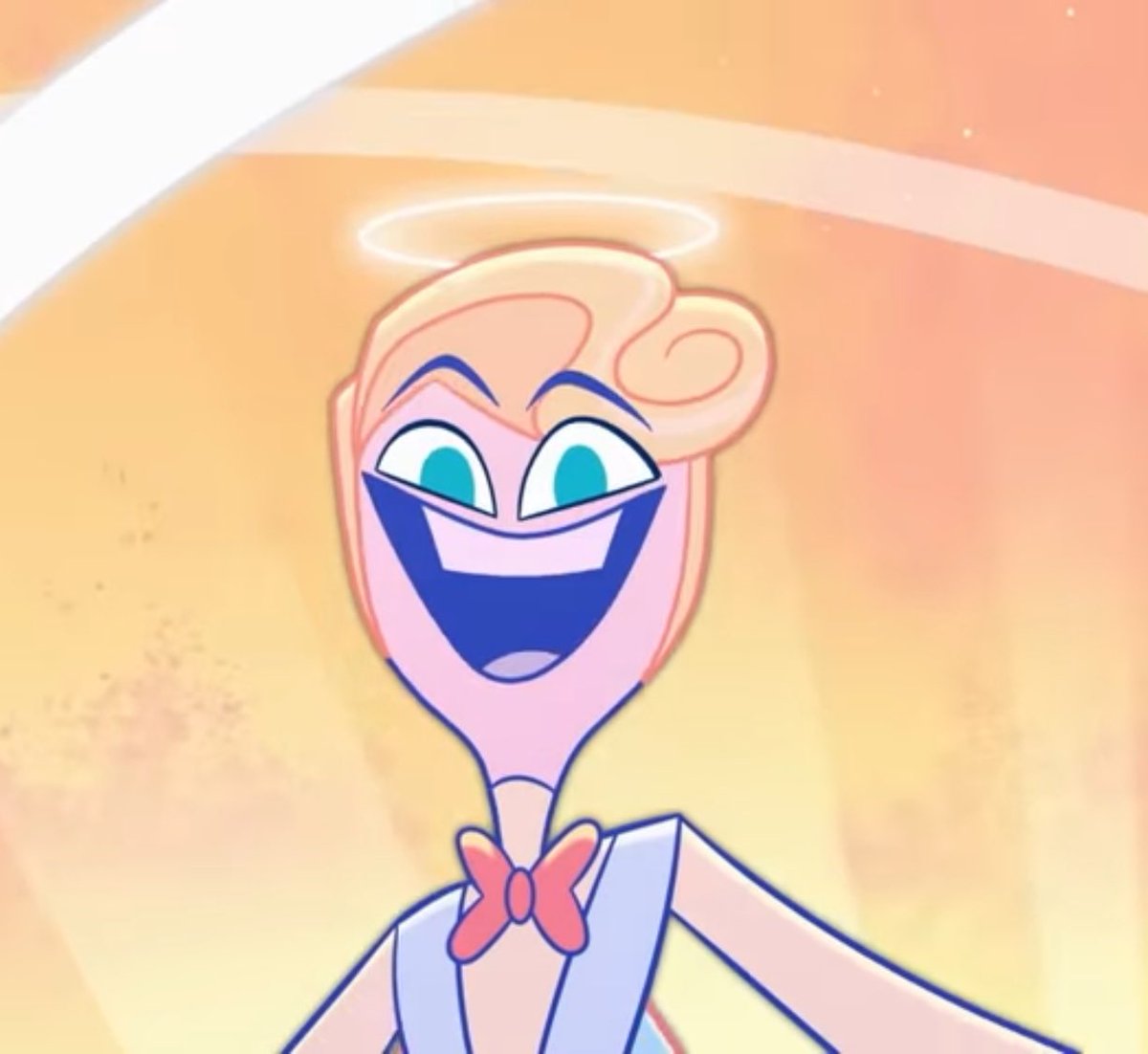 DeadBunnyBar's tweet photo. You’re telling me that this uncanny mf is supposed to be ST FUCKING PETER?? Don’t get me wrong I like some of the designs in Hazbin Hotel but…why?????? https://t.co/sMFTa1Y7iW