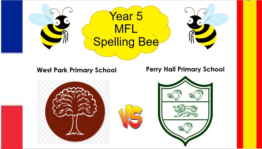 Tomorrow is the day! The Year 5 MFL Spelling bee competition is on. Who is going to win? 🇪🇸🇫🇷🏆 <a href="/WestParkPri/">West Park Primary</a> Perry Hall Primary School <a href="/AldersleyHighSc/">AldersleyHighSchool</a> <a href="/miss_kdunn/">Mrs K Humphreys</a> @misshdrury