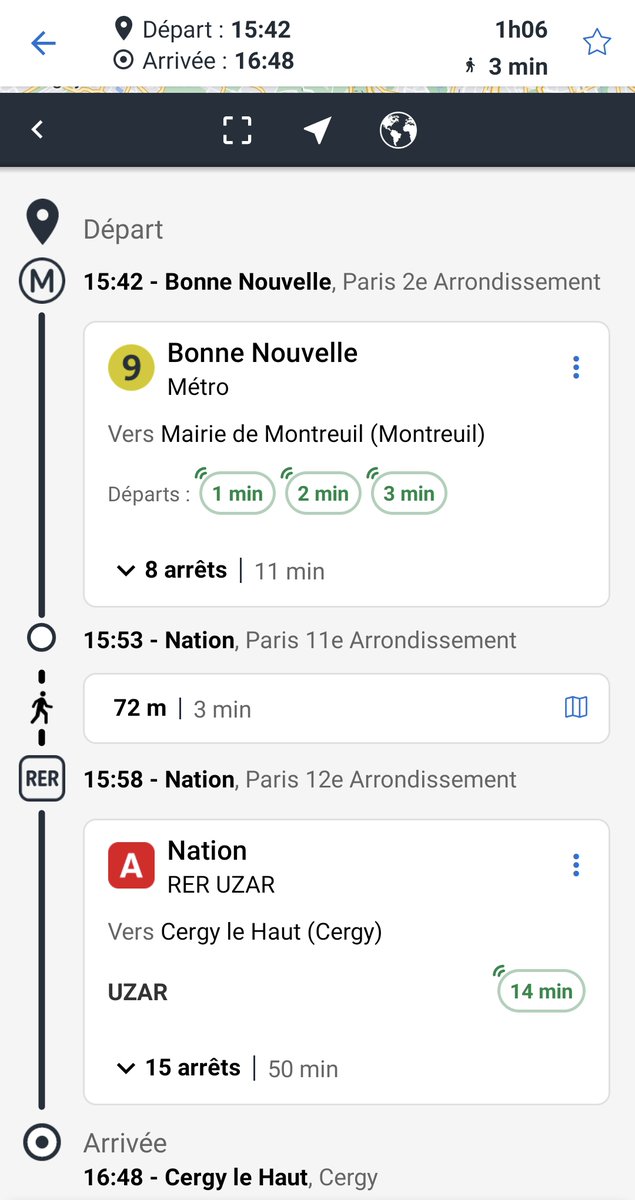 PoteletParisien's tweet photo. #vianavigo -> @IDFmobilites 
le monde avance trop vite.
Franchement elle était pas mal quand même l'application du passé ! https://t.co/ceqYEWFEX6