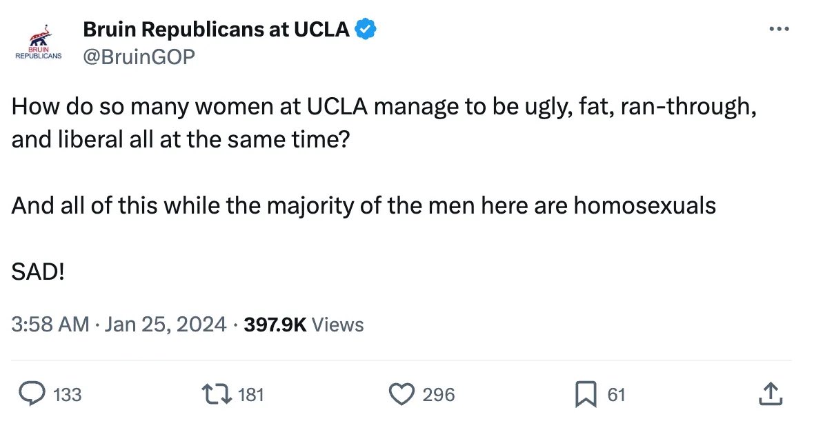 Difficult to say why young women wouldn’t rally behind this party.