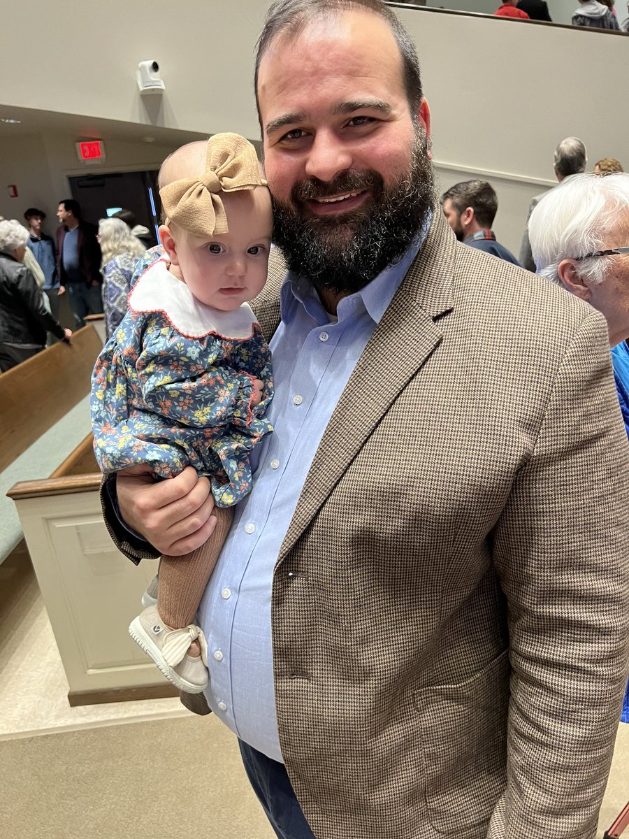 Baby blessing at <a href="/northboulevard/">North Boulevard</a> this morning!! Good luck getting everyone looking in the same direction. #PAC #PerryFam