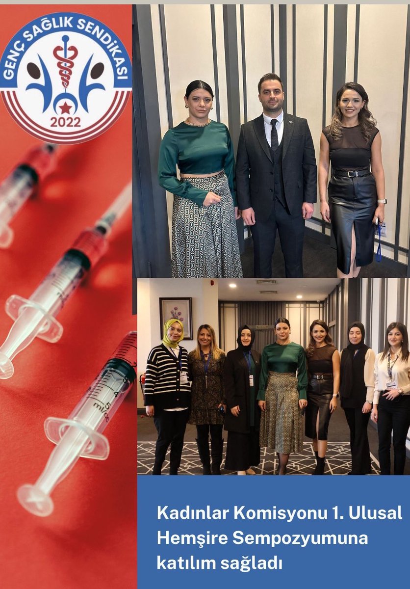 Kadınlar Komisyonu Başkanı Sevda Koca, Başkan Yard. Fatma Türkeli 1. Ulusal Hemşirelik Sempozyumuna katılım gösterdi. 
Hemşirelik Komisyonumuzun düzenlemiş olduğu sempozyum için Komisyon Başkanımız Mahsun Bey’e ve teşkilatına teşekkür ediyoruz.