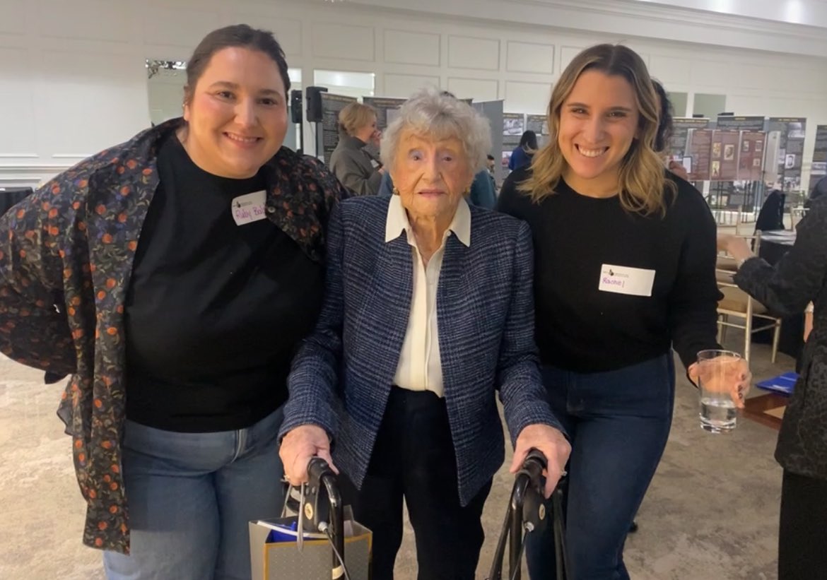 Hearing from survivors is so powerful. Having a moment after to share hopes and a laugh after was very special. Thank you Rose Lipszyc 💕 <a href="/CanadianFSWC/">Friends of Simon Wiesenthal Center</a> <a href="/msbalshin/">Ruby Balshin</a> <a href="/TDSB_JH/">TDSB_JewishHeritage</a>