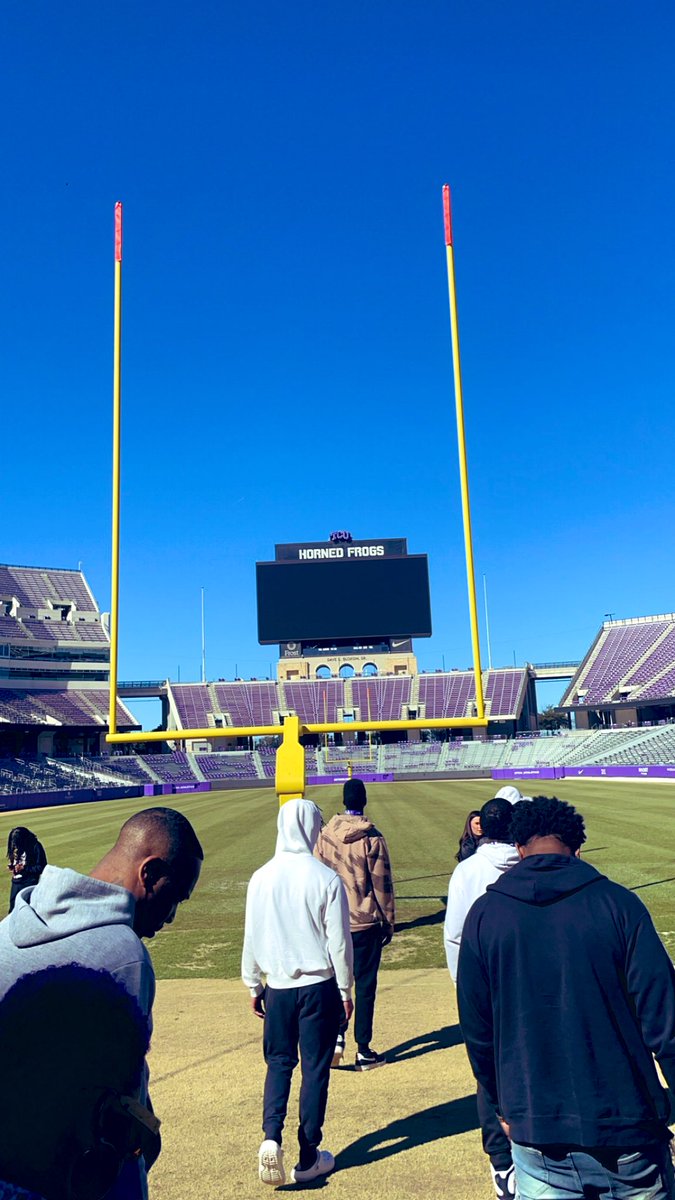 JJackMorse's tweet photo. Had a great time @TCUFootball today! Huge thanks to @CoachKWils for the great hospitality!! @cory_coach @ScotsRecruiting @MrCoachLeidner @Coachnap1 https://t.co/9KpjQT8B2l
