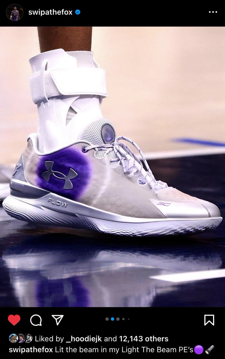 kings_muse's tweet photo. Can’t wait until Fox drops his own shoe in April https://t.co/34v99BCOpb
