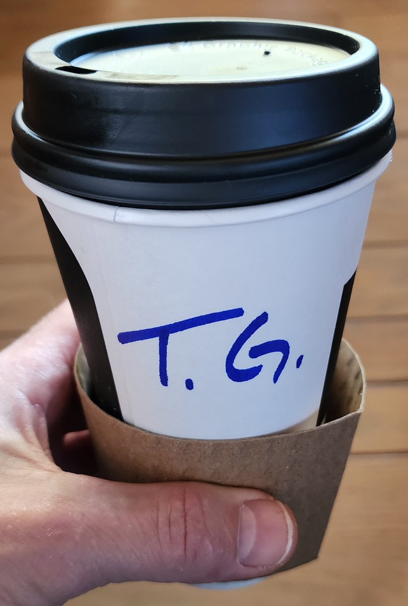 @thedaveabbitt Today's coffee order 😪💔
#ThankYouTG