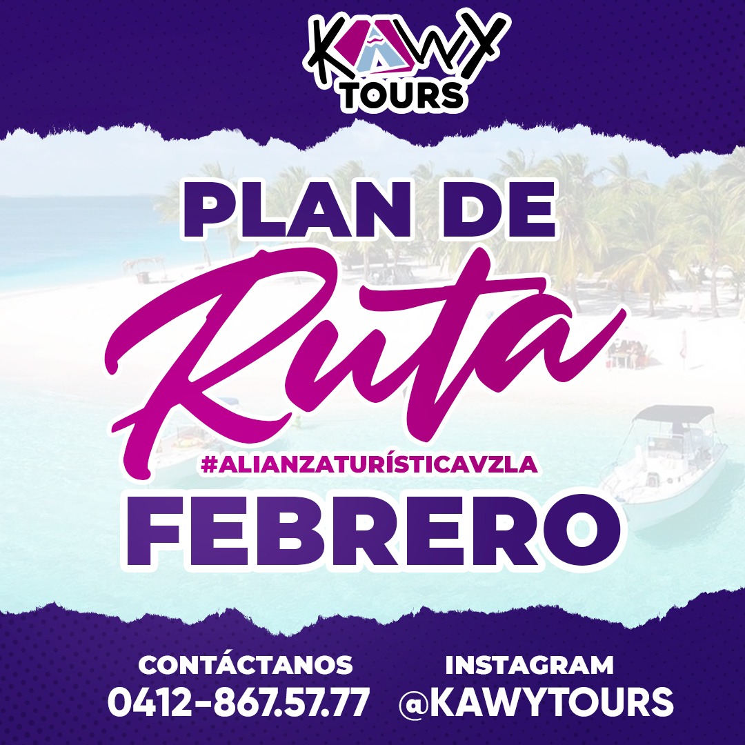 kawytours's tweet photo. Nuestro Plan de Ruta en febrero ya está por aquí https://t.co/GIYkqz5spl