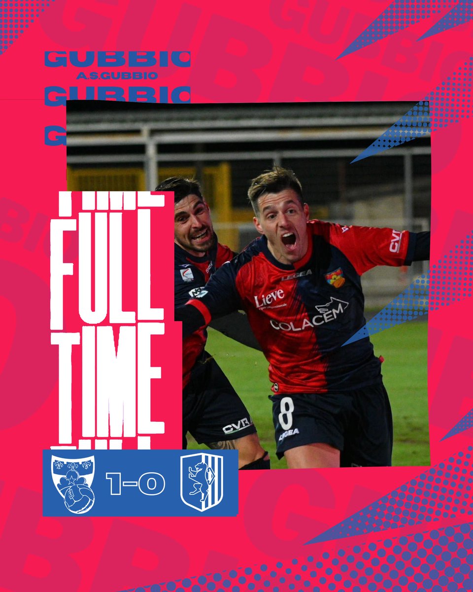 🔴 ⒻⓊⓁⓁ ⓉⒾⓂⒺ 🔵

🔚 | TRIPLICE FISCHIO 🏆

Finisce qui la sfida del Pietro Barbetti 🏟
Grandi ragazzi!!! 🔴🔵🐺

#GubbioLucchese 1️⃣-0️⃣ #ForzaGubbio