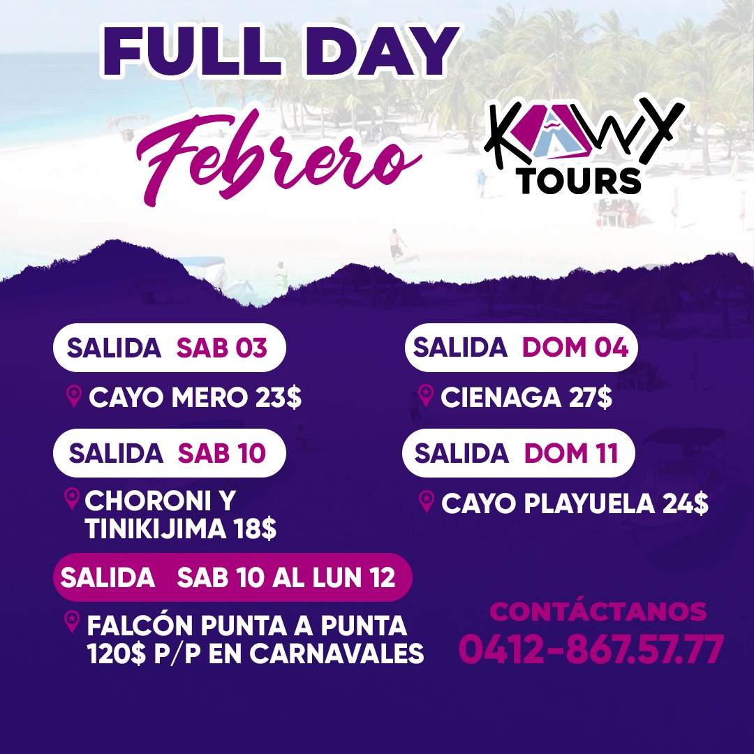 kawytours's tweet photo. Nuestro Plan de Ruta en febrero ya está por aquí https://t.co/GIYkqz5spl