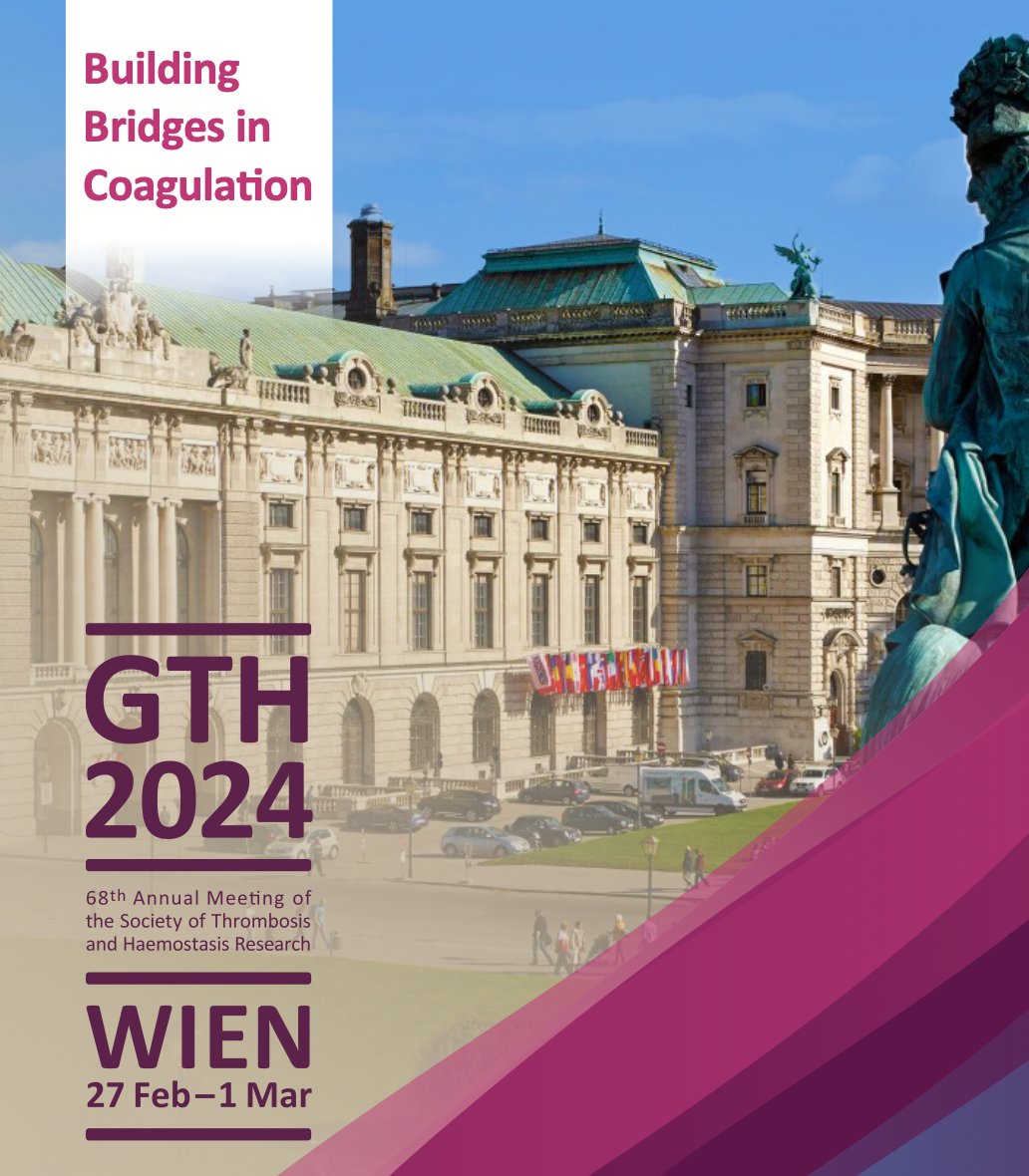 Cihan_Ay_MD's tweet photo. 1 Month to go.  
So excited to host the GTH 2024 Congress in Vienna, Austria.  It is the 68th Annual Meeting of the German, Austrian and Swiss Society of Thrombosis and Haemostasis Research (GTH). 
Check out the great program ➡️ https://t.co/PvfZOzXicK… https://t.co/4VtJ7rP6cX https://t.co/LL9w6D1NrW