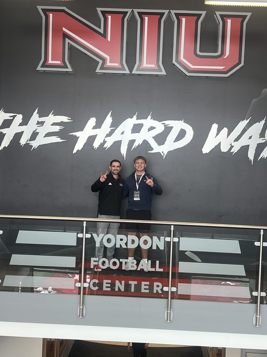 After a great Junior Day visit and conversation with @NIUCoachHammock I’m excited to receive my 2nd Division 1 offer to Northern Illinois University! <a href="/NickBenedetto_/">Nick Benedetto</a> <a href="/CoachGigli/">Jordan Gigli</a> <a href="/MillardNorthFB/">Millard North⚡FB</a> <a href="/Warren_Academy/">Warren Academy</a>