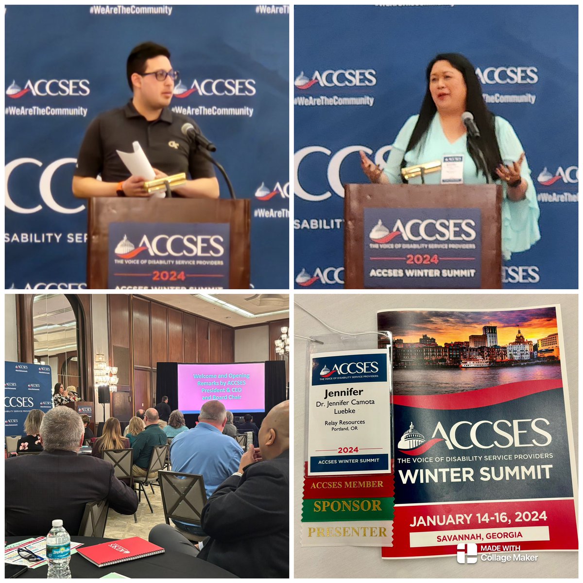 DocJCLuebke's tweet image. Kicked off 2024 on MLK weekend with a co-presentation with my son Antonio E. Contreras at the ACCSES Winter Conference. #DisabilityJustice #RippleCreator @ACCSES_DC