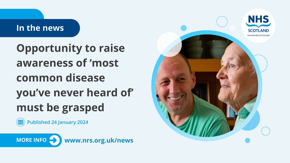 Today is World Lewy Body Day - aiming to raise awareness of “the most common disease you have never heard of”, Lewy Body dementia, which is believed to be the most common form of cognitive impairment after Alzheimer dementia. <a href="/NRS_NDN/">Neuroprogressive and Dementia Research Network 🌐</a> <a href="/lbsorg/">Lewy Body Society</a>

Read more 👉 nhsresearchscotland.org.uk/news/opportuni…