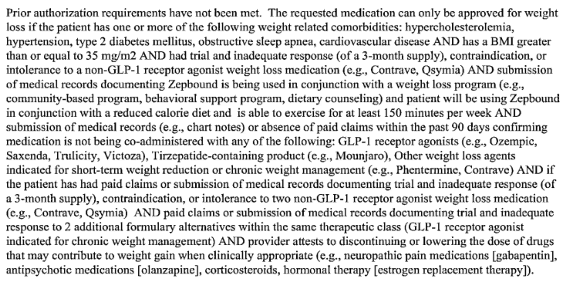 PCPs what's the secret to getting GLP-1 agonists approved for weight loss? FDA: Approved for weight loss if BMI > 30! Insurance companies: