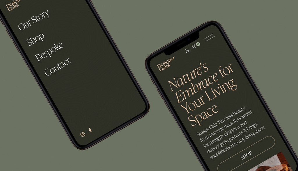 Day 21 of #daretoshare24 

Website for Designer Oaks as part of the overall brand identity created for them. 

Designer Oaks sells and makes bespoke handcrafted oak furniture.