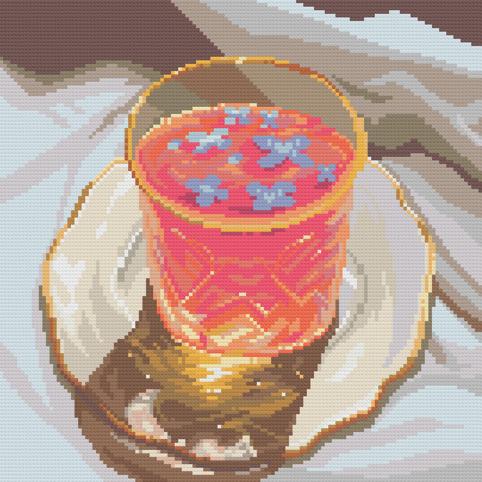 16pxl's tweet photo. made more cross stitch patterns from my pixel art ✨ https://t.co/SH8ANzBO0i