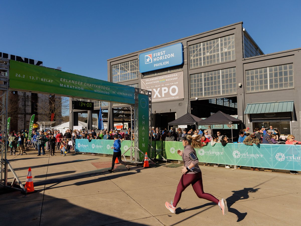 On the run, literally 🎽 🏃‍♀️ The 9th annual Erlanger Chattanooga Marathon Weekend is starting soon, March 1-3, 2024 to be exact. There is still time on the clock to register for the 5k, team relay, half or full marathon 👣 Sign up here ✍️: chattanoogamarathon.com