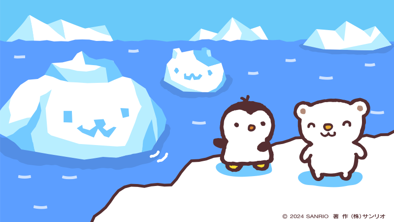 「ホイップ「あれ、なんか似てるね。元気かなぁ〜?」」|ポムポムプリン【公式】のイラスト