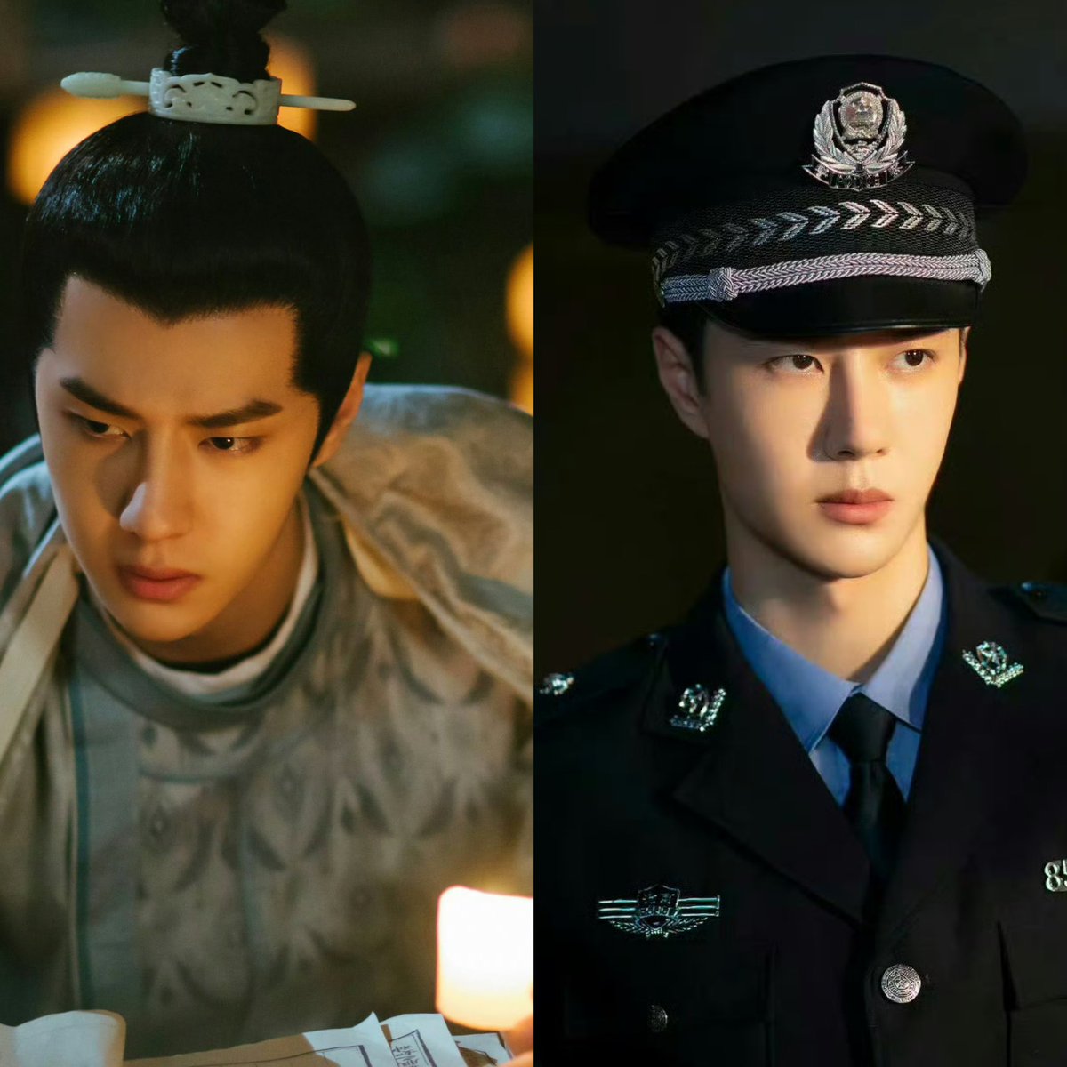 Among the dramas that  #WangYibo has appeared in, the cultural one is Luoyang(风起洛阳), and the drama with social messages is BAH(冰雨火). These two dramas are mentioned in the '2023 Chinese Drama Dev Report(广电总局2023中国剧集发展报告)'