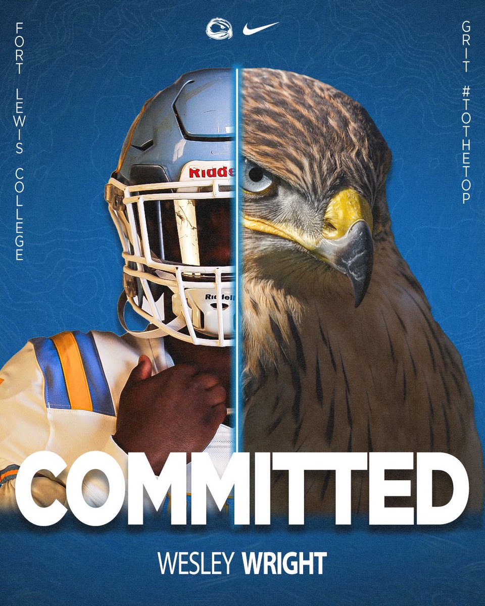 #AGTG I am beyond blessed to Commit to Fort Lewis College! Thank you to my parents and coaches for believing in me and making me the person I am today <a href="/FLCSkyhawks/">Fort Lewis Skyhawks</a> <a href="/FLCCoach_Grinde/">John Grinde</a> <a href="/TheCoach7Bible/">Jordan Bible</a> <a href="/FLCCoach_Cox/">Johnny Cox</a> <a href="/TeamFullGorilla/">Team Full Gorilla</a> <a href="/CoachThomas04/">Coach Thomas</a> @WeAreVR_FB <a href="/CoachWesBWright/">Wesley Wright</a>
