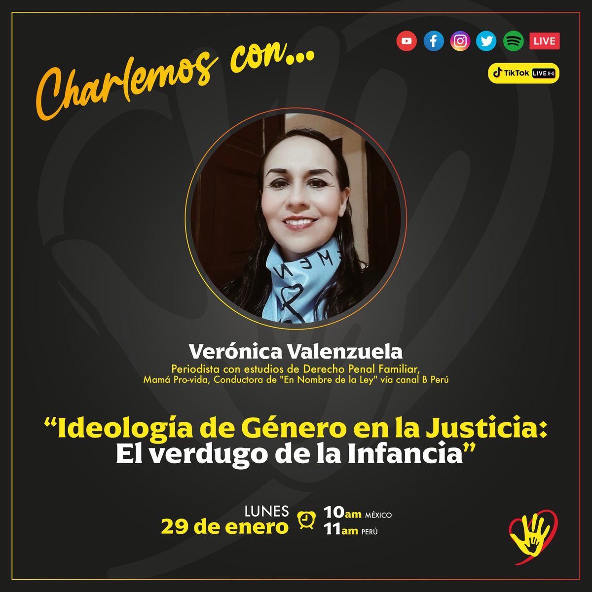 Ingresa a: fb.me/e/7UZJrL4nN y selecciona "Asistiré" para que te enteres en vivo cuando empiece la charla y puedas comentar en vivo. Comparte esta información valiosa, a más de una persona le servirá.
#NoMasHijosRehenes