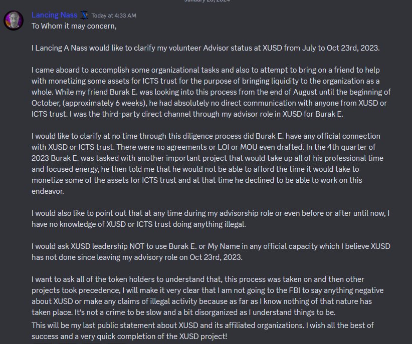 XUSD Blockchain Holdings tweet media