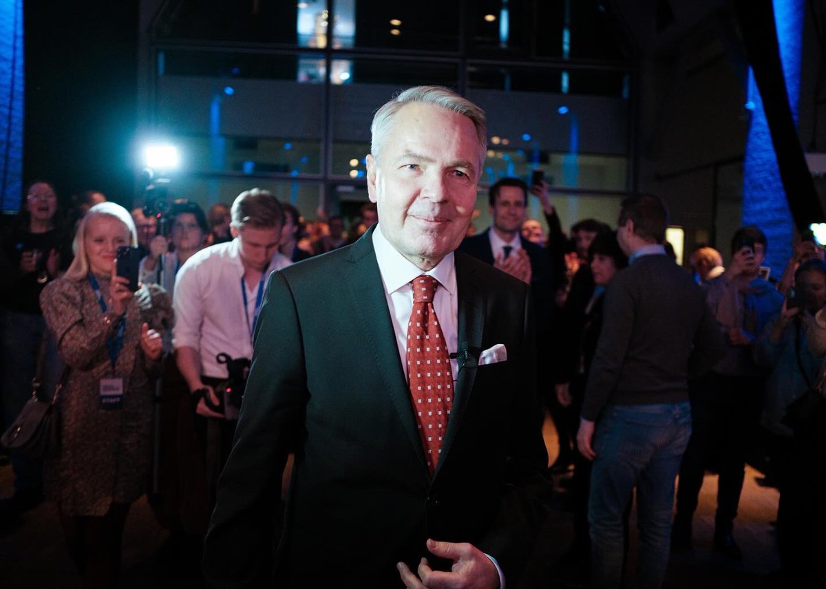 Haavisto's tweet photo. Kiitos - Tack. https://t.co/TIgNhkPhIJ