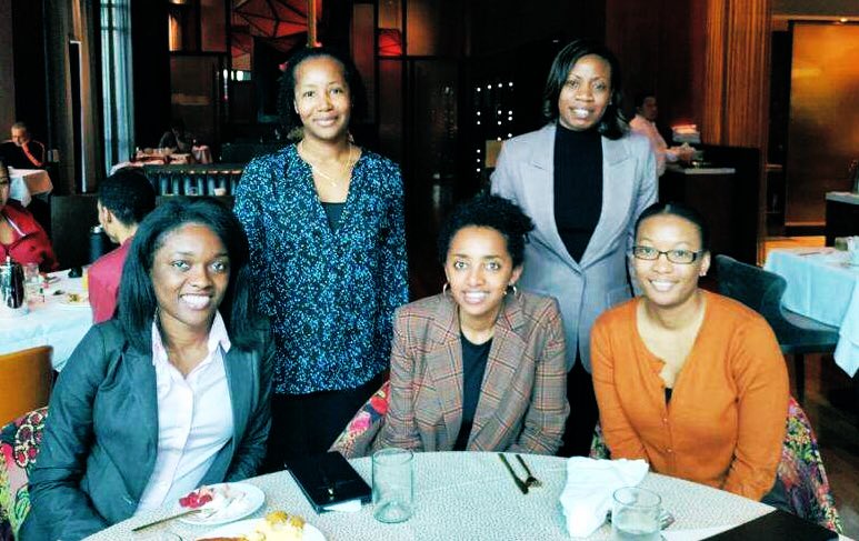 MuyinatuBell's tweet photo. I had a fantastic start to #PhotonicsWest sharing breakfast this morning with these amazing professors! We traveled to San Francisco, CA from @VandyBME, @MITMechE, @NCState, and @JohnsHopkins.

(from left to right: me, Audrey Bowden, Loza Tadesse, Sharonda LeBlanc, Andrea Locke) https://t.co/LWTukM8NyG