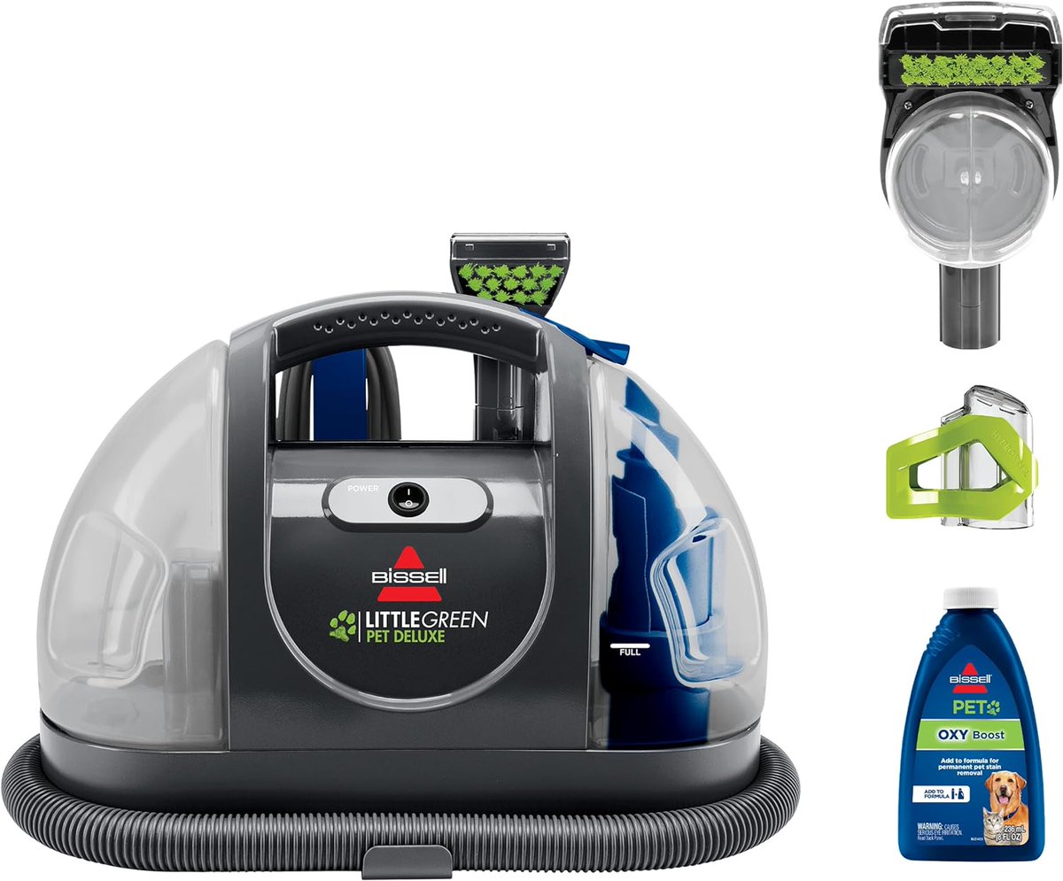 ProductsNotch1's tweet photo. Bissell Little Green Pet Deluxe Portable Carpet Cleaner and Car/Auto Detailer,
https://t.co/PsGa6rudVw
#vacuum #cleaner #petcleaner #staineliminator #cleancouch #couch #clean #discount #savings https://t.co/KA6LQ5kHbB
