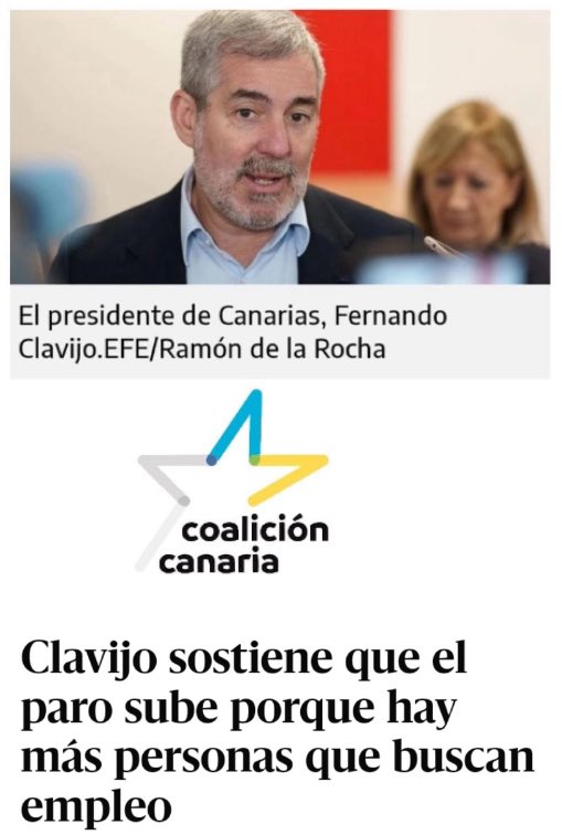 Inaudito…Ciavijo, presidente de Traición Canaria, ha superado a Yolanda Diaz en la tontería más gorda del día !!!
#SoloQuedaVox