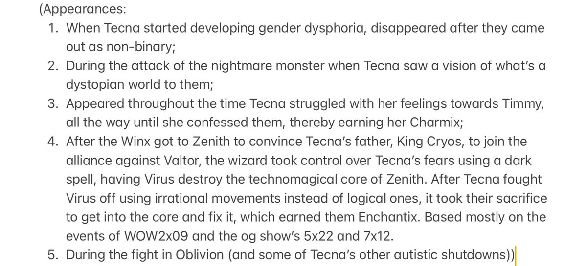 lastfluttering's tweet photo. note: i switched the way mirta and tecna earn their enchantix in my rewrite. tecna now sacrifices themselves to save the corrupted technomagical core of zenith during the winx’s visit of king cryos in order to convince him to join the alliance against valtor. #winxclub #colcotts https://t.co/iUsH4jpmfy