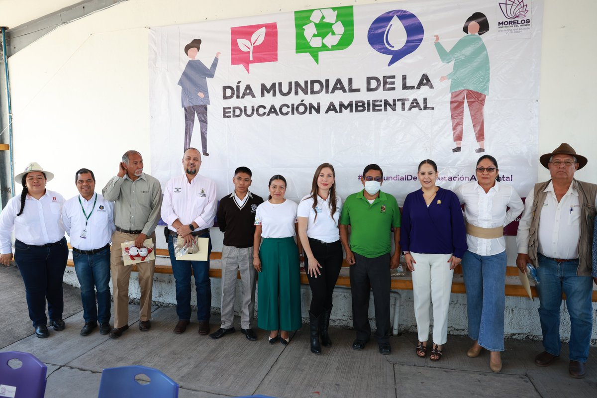Cobaem_Morelos's tweet photo. 🌎🌿 En el marco del Día Mundial de la Educación Ambiental, celebrado el 26 de enero, y como parte de las acciones del programa #ECOBAEM, la Mtra. Karla Aline Herrera Alonso, directora general del #COBAEM, asistió al arranque de las actividades relativas https://t.co/QO4cRfrMcq