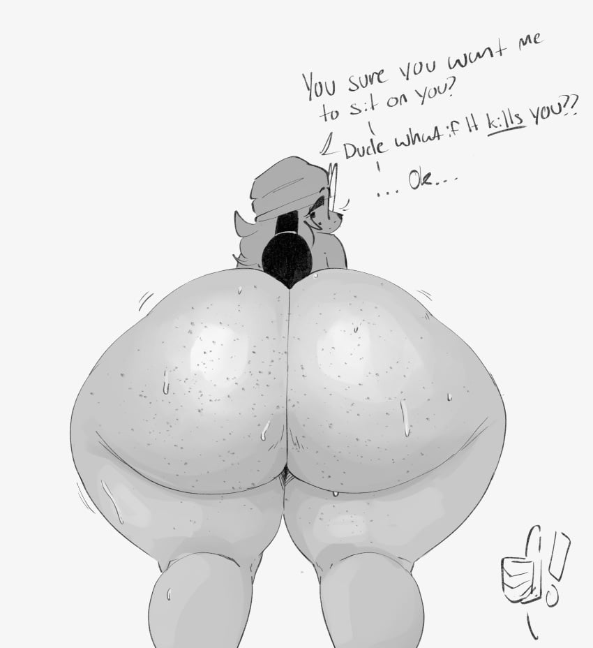 "𝑰 𝒘𝒂𝒓𝒏 𝒚𝒐𝒖, 𝒎𝒚 𝒂𝒔𝒔 𝒊𝒔 𝒍𝒊𝒌𝒆, 𝒔𝒐 𝒔𝒘𝒆𝒂𝒕𝒚 𝒓𝒊𝒈𝒉𝒕 𝒏𝒐𝒘!"