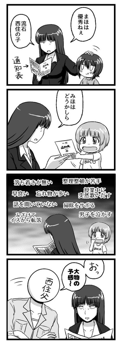 ガルパン四コマ漫画 