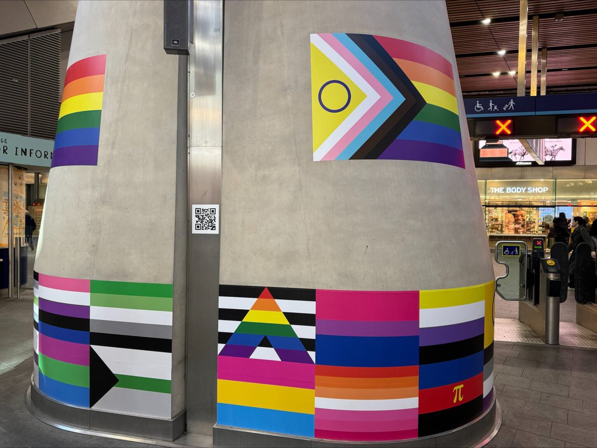 Love this at London Bridge station from @networkrail  for #LGBTQhistorymonth