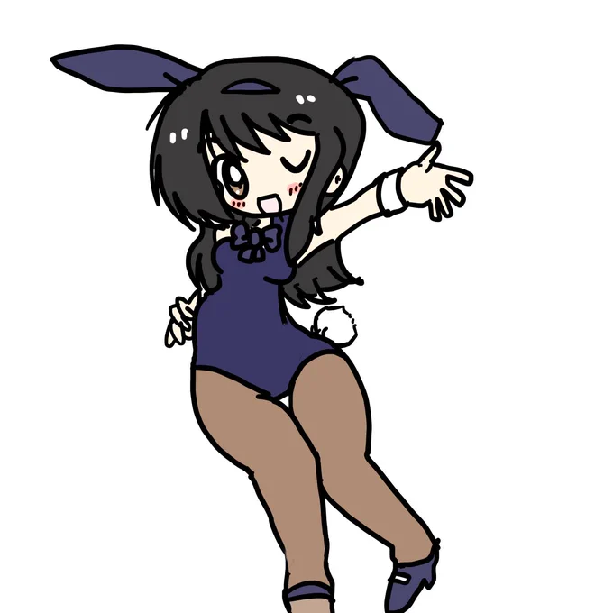 朝うさぎ 