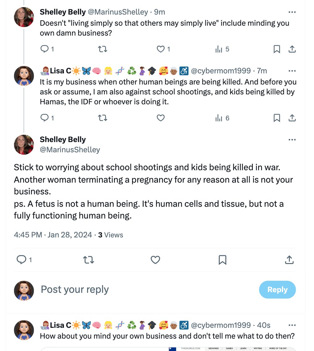 cybermom1999's tweet image. #ProAbortionLogic &quot;You telling me what to do is wrong, but me telling you what to do isn&apos;t.&quot;