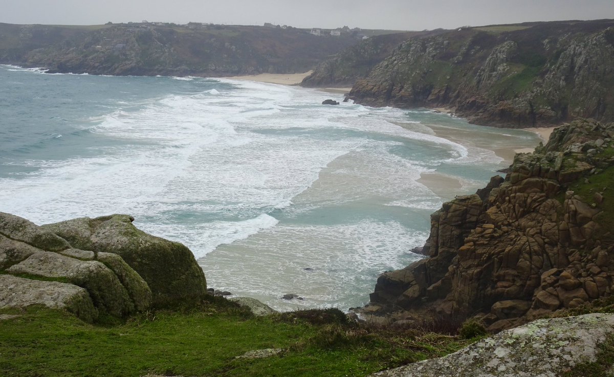 Beautiful colours even on a grey, murky day.
#Cornwall #LogansRock #PednVounder #Porthcurno #MinackTheatre