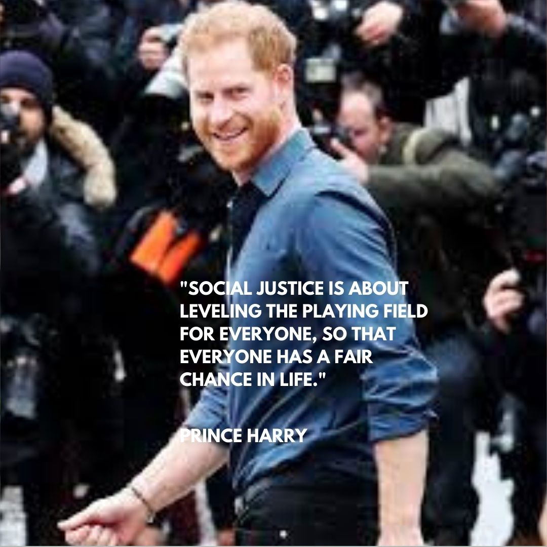 Advocating for a world where social justice levels the playing field, ensuring everyone has a fair chance in life. 🌐✊ #EqualityForAll #SocialJusticeWarrior'#meghanmarkle #princeharry #duchessmeghan