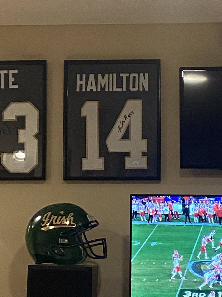 Hamilton is a stud! It was unbelievable on draft day to see teams pass on him and drop to 14. Could go down as one of the best to ever play! Tough against the run and athletic enough to cover downfield. For us Irish fans, we knew it all along! Go Irish! @herecometheiris