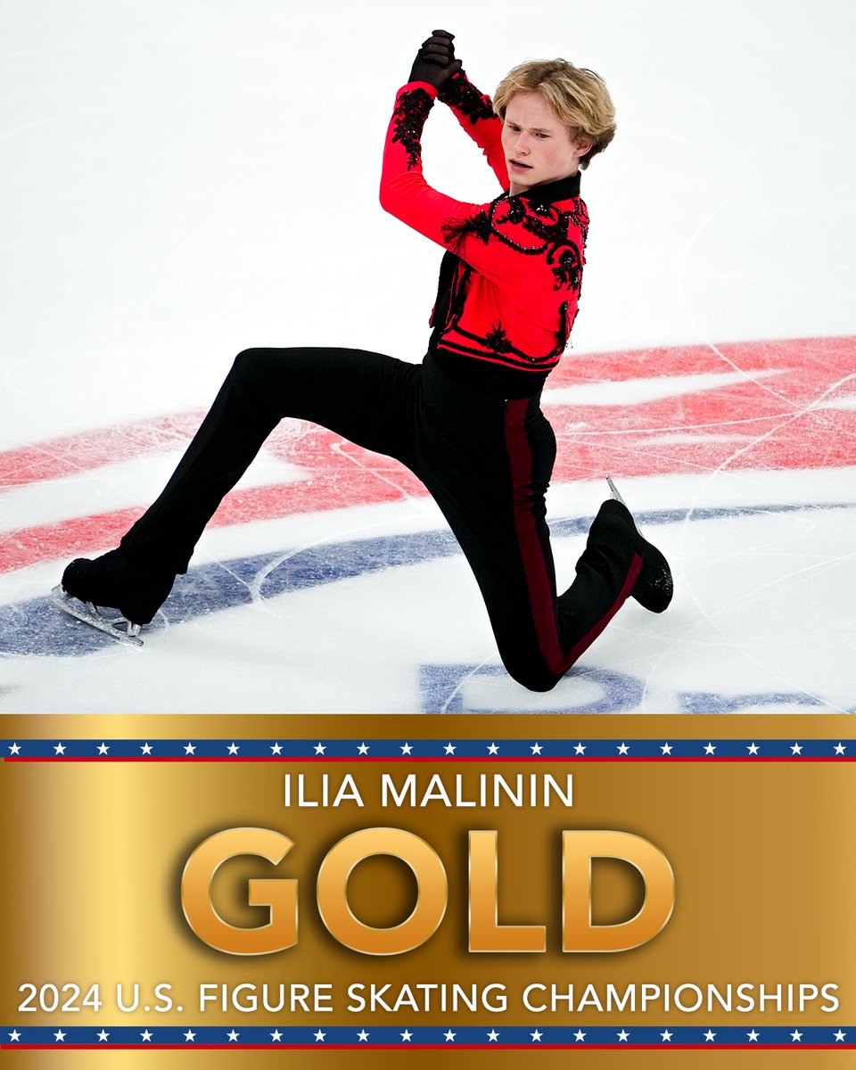 BACK-TO-BACK 🥇

Ilia Malinin repeats as the U.S. men's figure skating champion! #PrevagenUSChamps