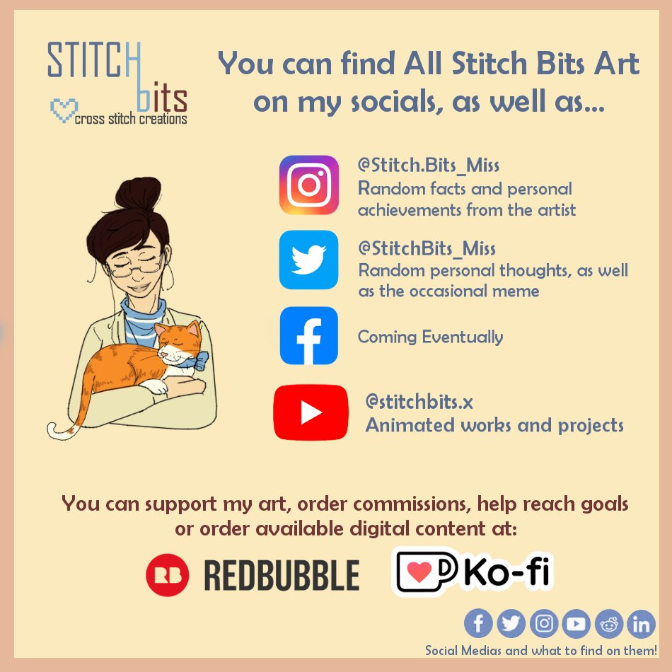 StitchBits_Miss's tweet image. Thank you for checking out my profile! 

Looking for more art? Perhaps a commission, or a place to order some adorable chibi sticker packs or more?
Check out any of my sites below for more info!

#stitchbits #artistsontwitter #redbubble #kofi #originalart #support #thankyou