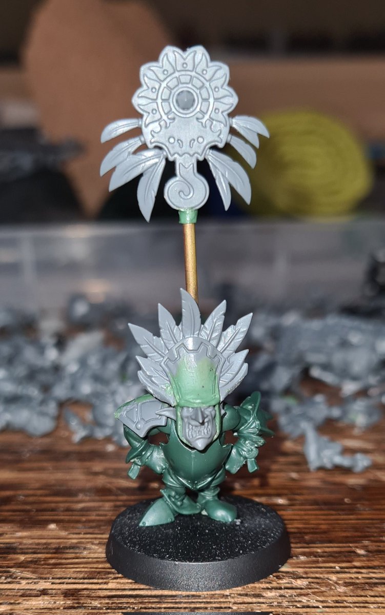 Like this guy a little too much to have him mucking around at the back with squigamanders but I don’t think there's a role in the snagaphon army list for him #warhammercommunity #snagaphon #aos