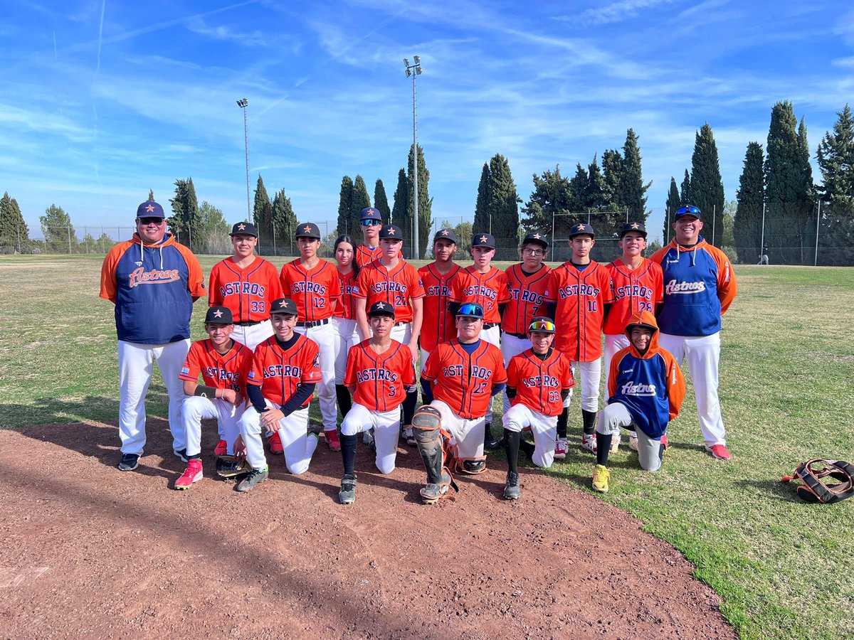⚾ Trio de victorias este fin de semana:

Sub 18 ⭐ Astros Naranja se impone a Criollos Castellón y 👏🏼👏🏼 Astros Azul a Antorcha 
El equipo Senior vence a Rocosos 💪🏼

Enhorabuena 😃😃😃