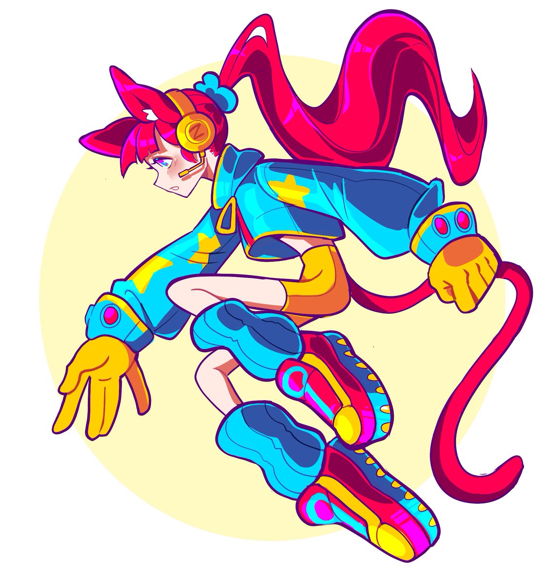 xxgreemlinnxx's tweet photo. collab i did with @ItsExvius 

#NEON #catgirl https://t.co/2KD6OmvhhS