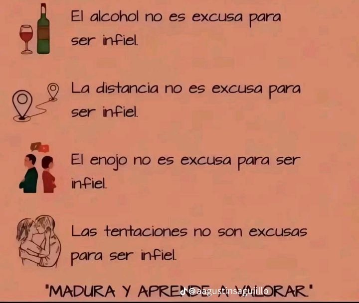 Para l@s infieles, anoten: