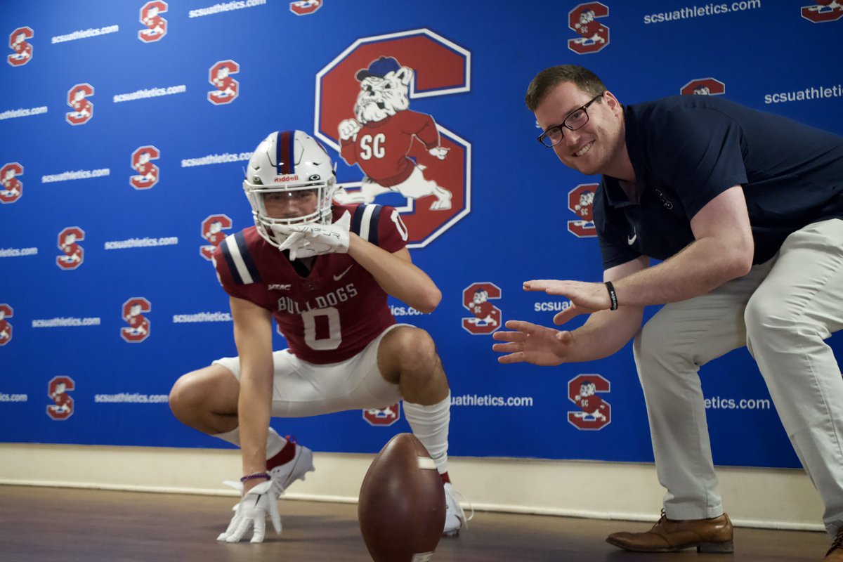 EvanPhillips_0's tweet photo. #AGTG I had a great official visit this weekend at South Carolina State University. And I am Extremely blessed to receive an offer as well GO DOGS!!! @coachberry77 @coachhowardg @CoachLoperSCSU @CoachAlston5 https://t.co/3CnRH5skYl