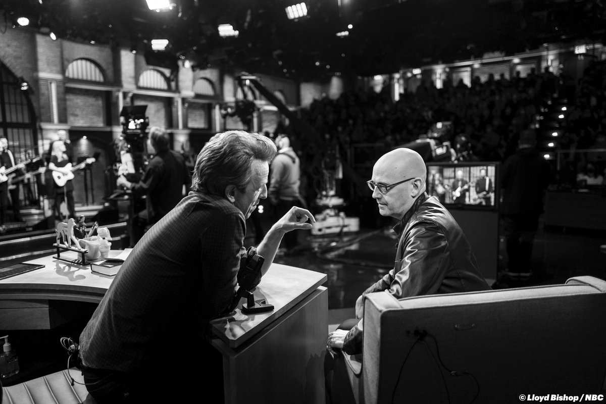 bradmeltzer's tweet photo. Photographer Lloyd Bishop is a mad genius, appearing from nowhere and delivering art. Everytime you go on @LateNightSeth, he’s given me beautiful prints and the best memories. More on https://t.co/N5pYSVNvAy. Thanks, Lloyd. Photo: @LloydBishop / ©NBCUniversal
#opctw #rbg https://t.co/pFJjgdnvbi